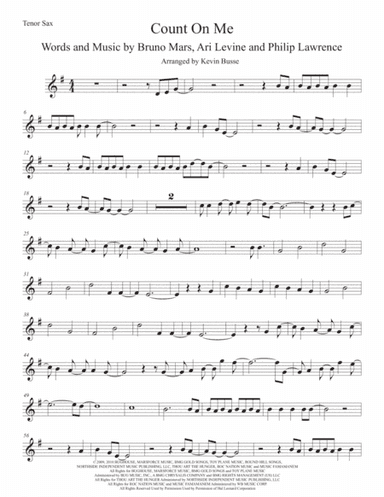 Count On Me (arr. Kevin Busse)