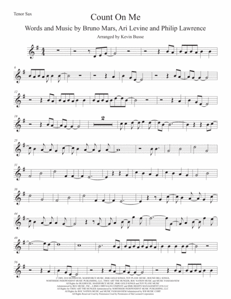 Count On Me (arr. Kevin Busse)
