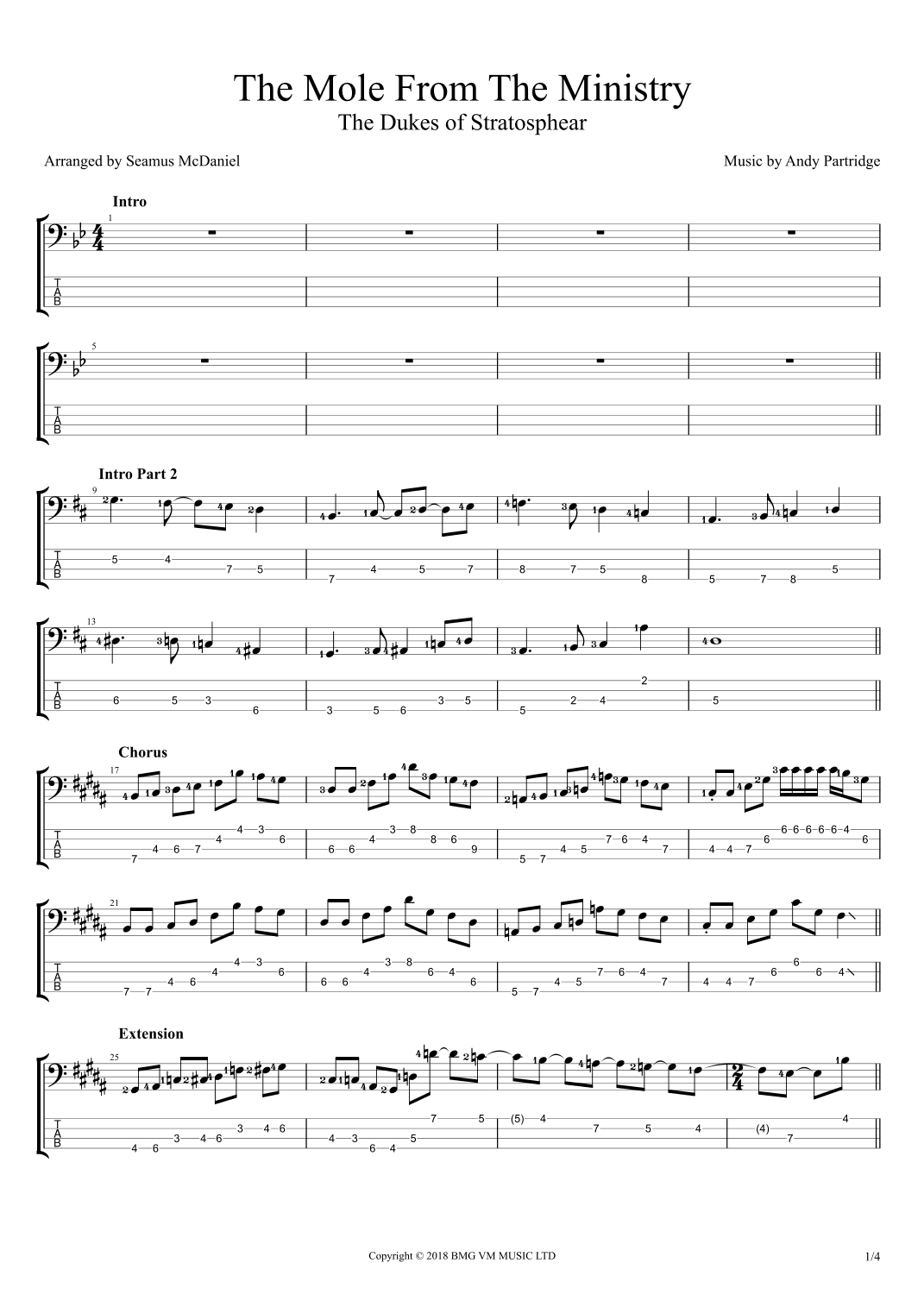 The Mole From The Ministry (arr. Seamus McDaniel)