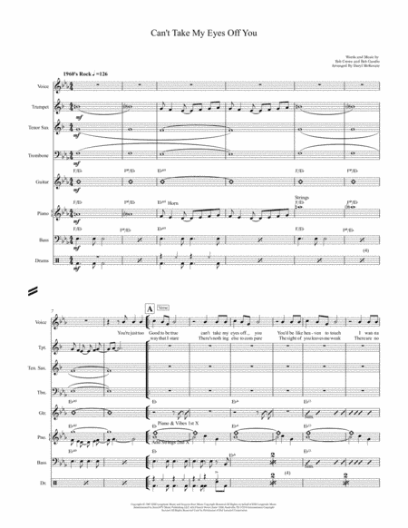 Can't Take My Eyes Off Of You (arr. Daryl McKenzie)