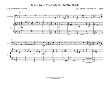 If You Were The Only Girl In The World (arr. Dominic Meccia)