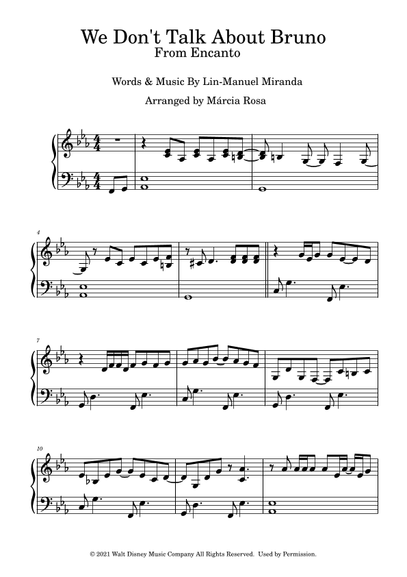 We Don't Talk About Bruno (arr. Márcia Rosa)