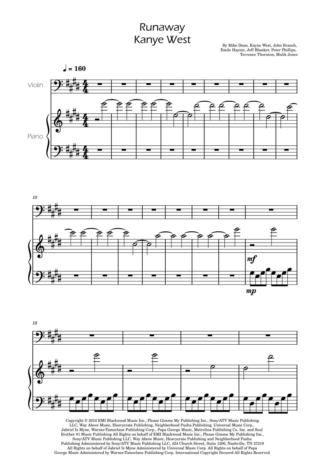 Runaway (arr. Ygor Nunes)