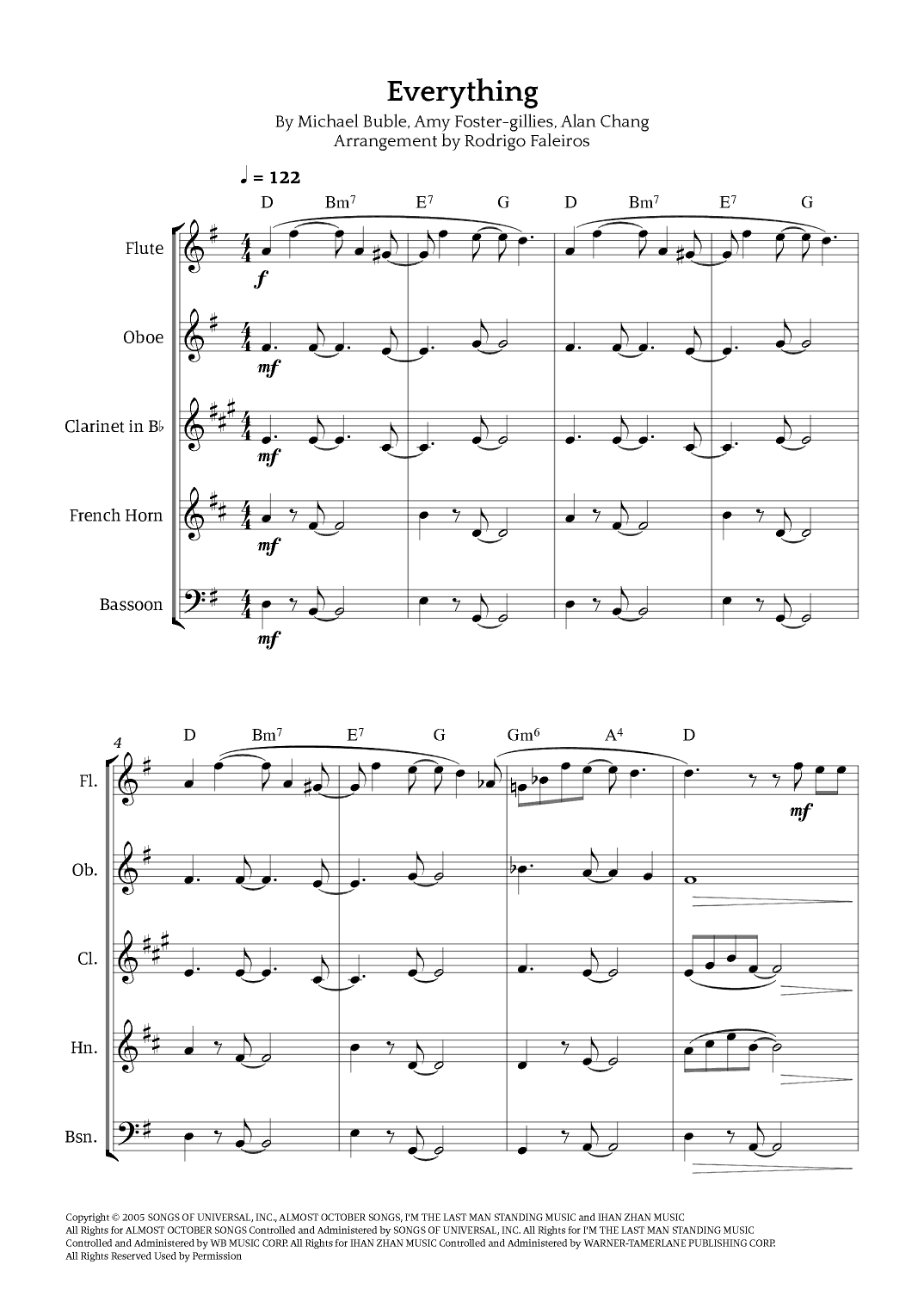 Everything (arr. Rodrigo Faleiros)