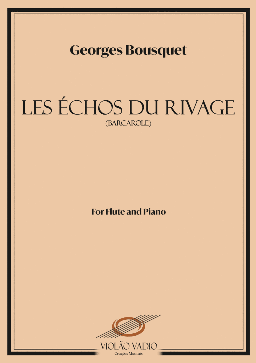 Les Échos du Rivage (Barcarolle) (arr. Bisdre Santos)