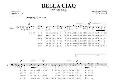 Bella Ciao (arr. Art.o Artaud)