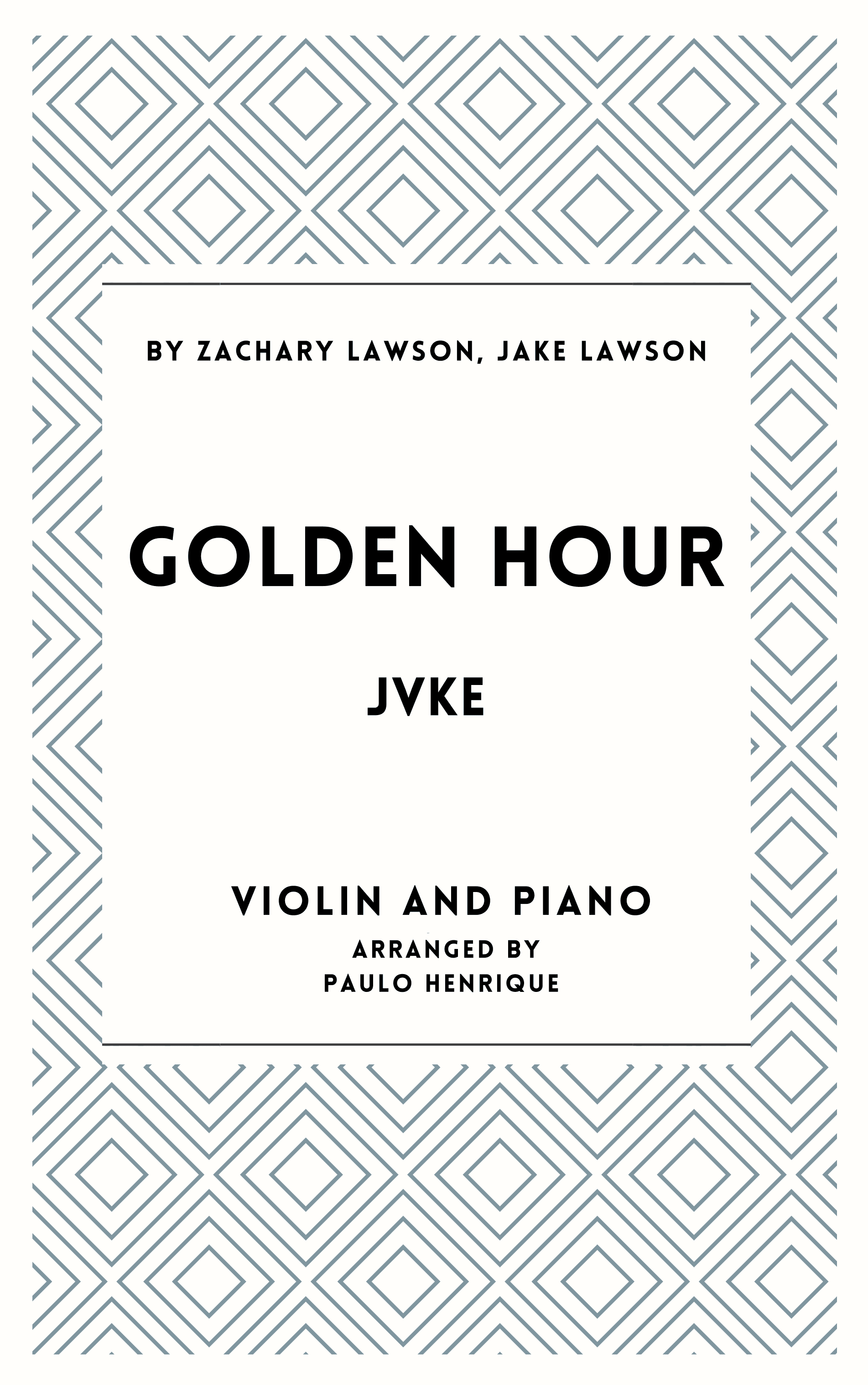 Golden Hour (arr. Paulo Henrique)
