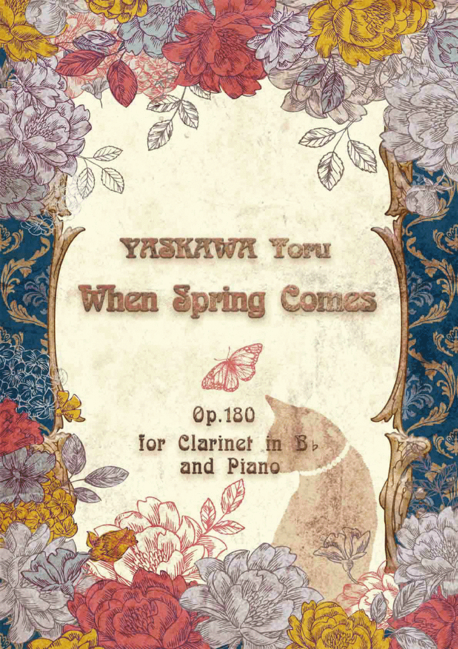 When Spring Comes for clarinet and piano, Op.180
