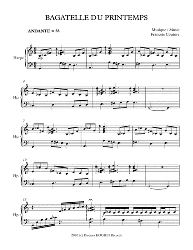 BAGATELLE DU PRINTEMPS - La suite du printemps