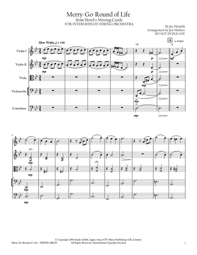 Merry-go-round Of Life (arr. Jen Mathers)