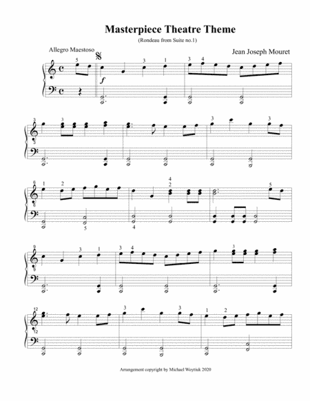 Masterpiece Theatre Theme (arr. Michael Woytiuk)