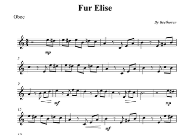 Fur Elise (arr. Wesley S. SIlva)