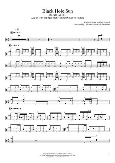 Black Hole Sun (arr. Realsongbook)