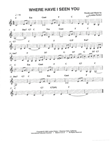 Where Have I Seen You?