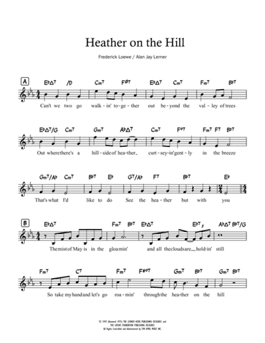 Heather On The Hill (arr. C Lee)