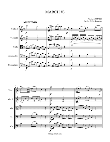 March #3 (arr. Nick Lacanski)