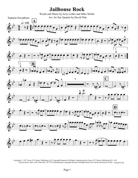 Jailhouse Rock (arr. David Flatt)