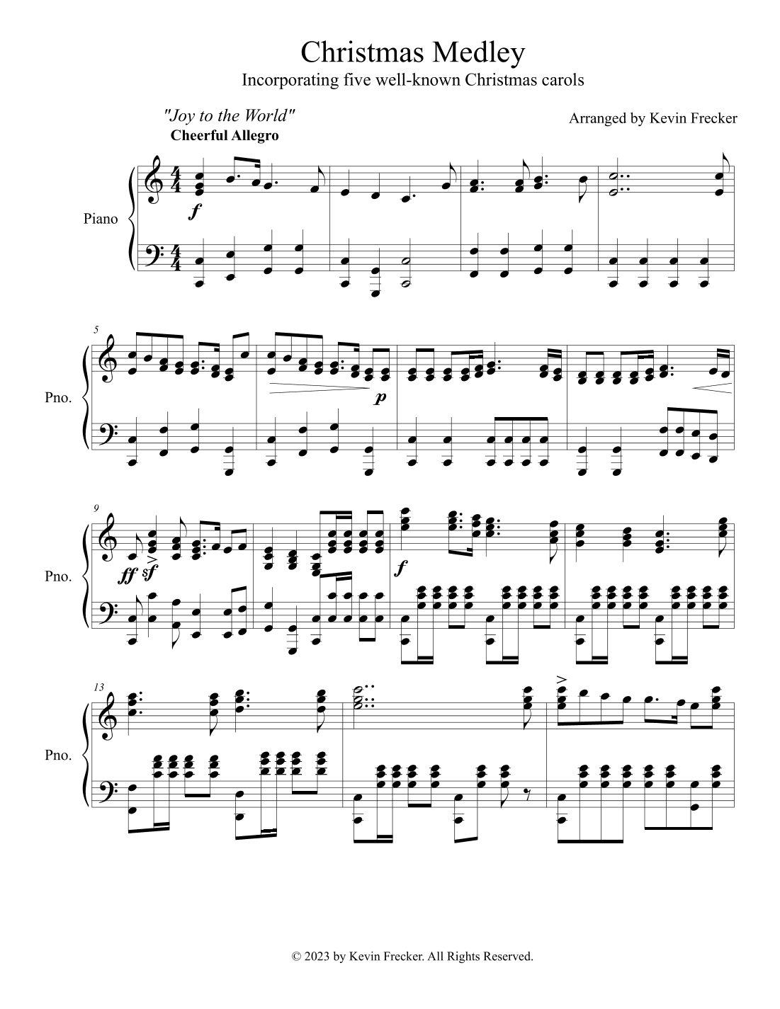 Christmas Medley (arr. Kevin Frecker)