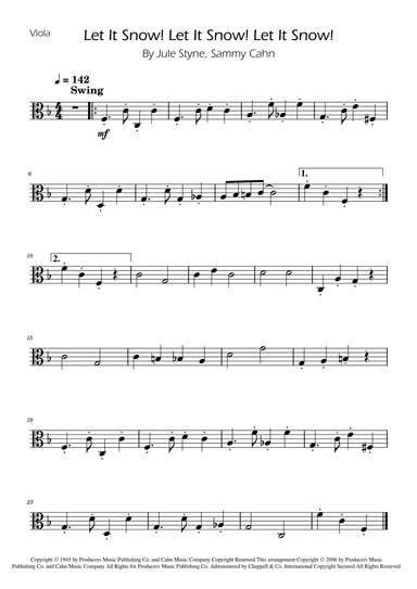 Let It Snow! Let It Snow! Let It Snow! (arr. Ygor Nunes)