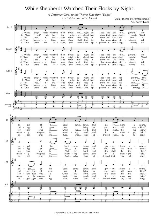 Dallas Opener (arr. Karen Ivana)