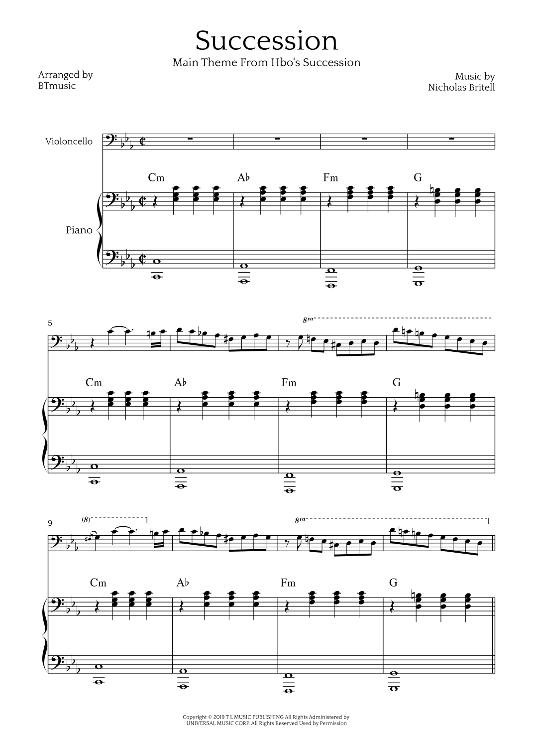 Succession Theme (arr. BTmusic)