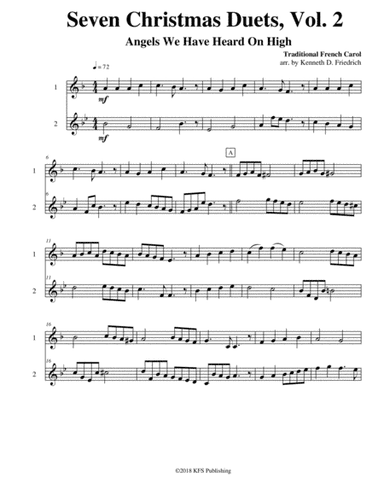 Seven Christmas Duets, Vol. 2 (arr. Kenneth D. Friedrich)
