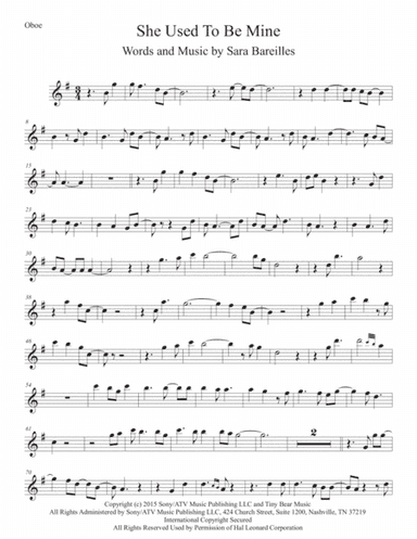 She Used To Be Mine from WAITRESS THE MUSICAL (arr. Kevin Busse)