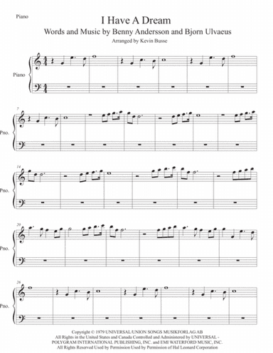 I Have A Dream (arr. Kevin Busse)