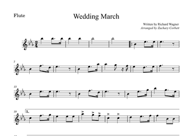 Wedding March (arr. Zachary Corbett)