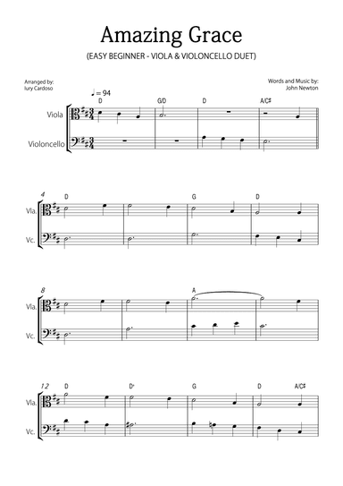 Amazing Grace (arr. Iury Cardoso)