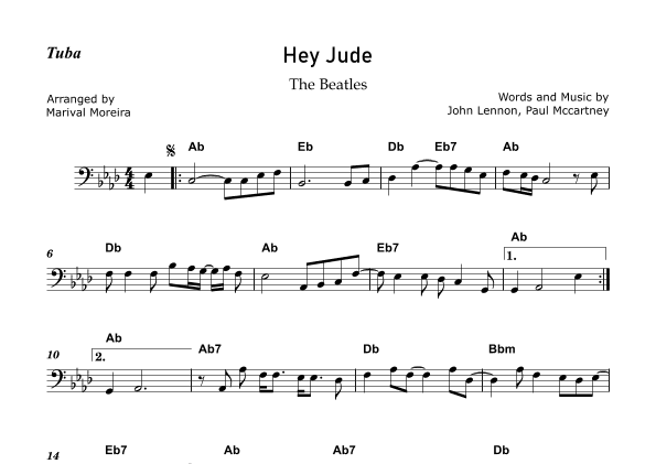 Hey Jude (arr. Marival Moreira)