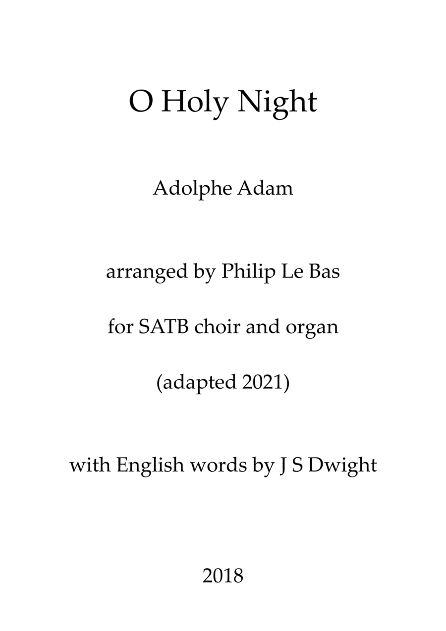 O Holy Night (adapted) (arr. Philip Le Bas)
