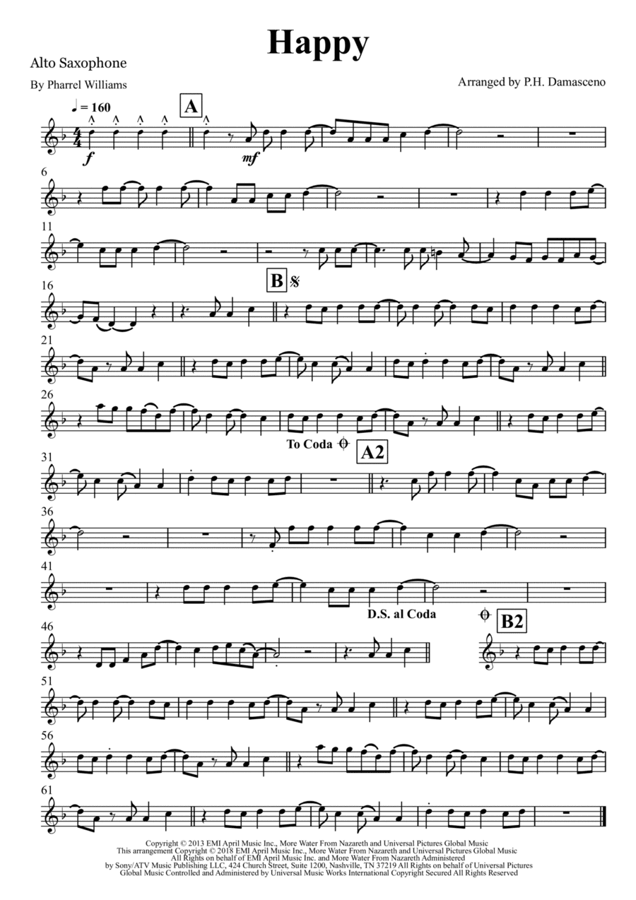 Happy (arr. P.H. Damasceno)