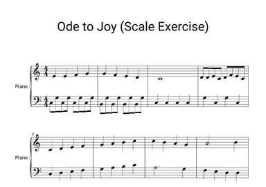 Ode to Joy (Exercise) (arr. Maria Demus)