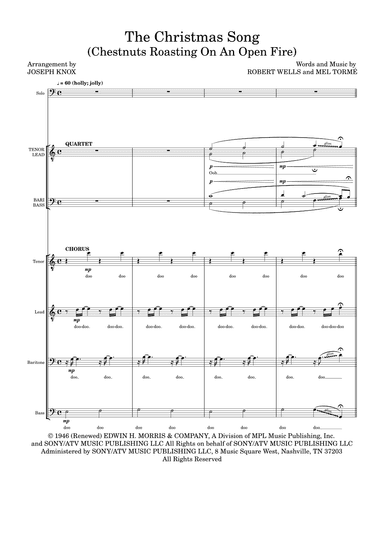 The Christmas Song (chestnuts Roasting On An Open Fire) (arr. Joseph Knox)