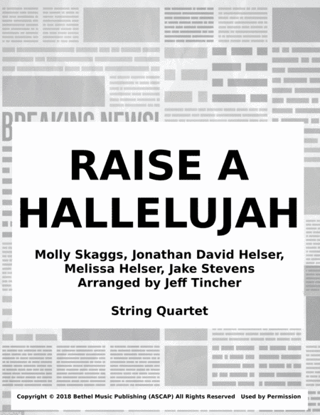 Raise A Hallelujah (arr. Jeff Tincher)