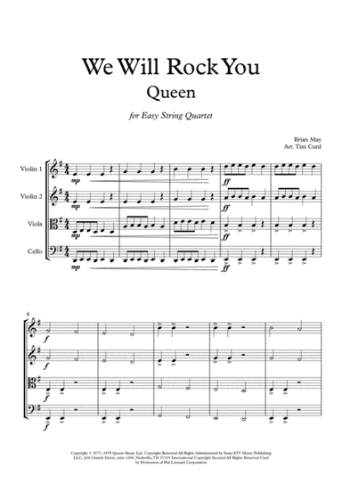 We Will Rock You (arr. Tim Curd)
