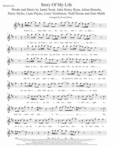 Story Of My Life (arr. Kevin Busse)