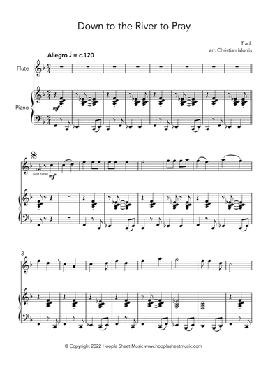 Down to the River to Pray (Rock Style) (arr. Christian Morris)