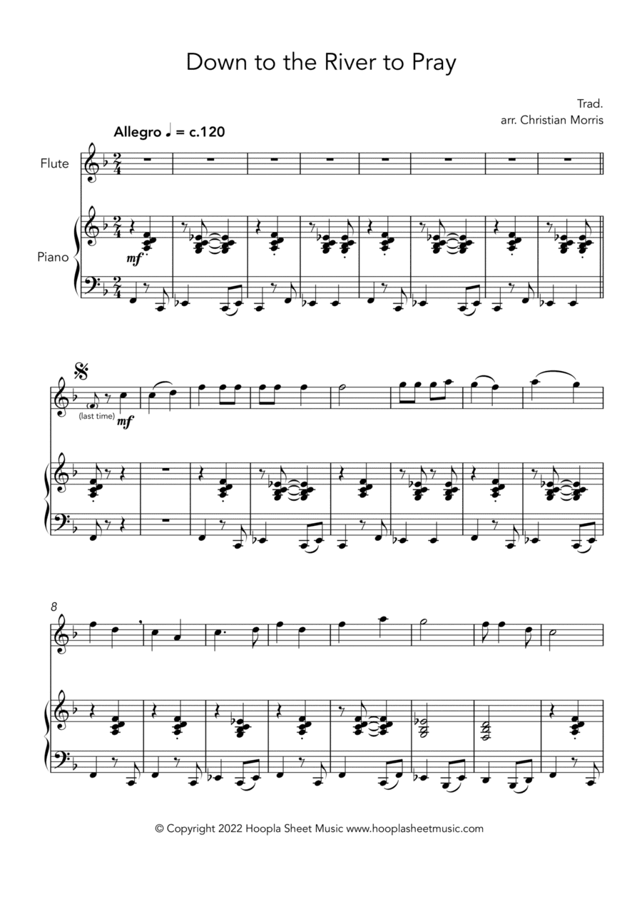 Down to the River to Pray (Rock Style) (arr. Christian Morris)