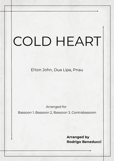 Cold Heart (pnau Remix) (arr. RODRIGO BENEDUCCI)