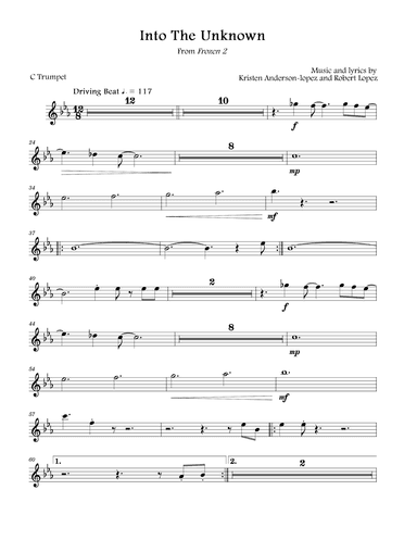 Into The Unknown (arr. David Lartey)