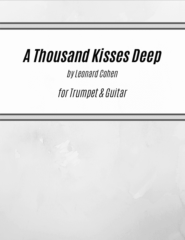 A Thousand Kisses Deep (arr. Kenneth Pasciak)