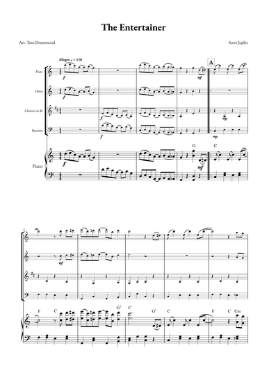 The Entertainer (arr. Tom Drummond)