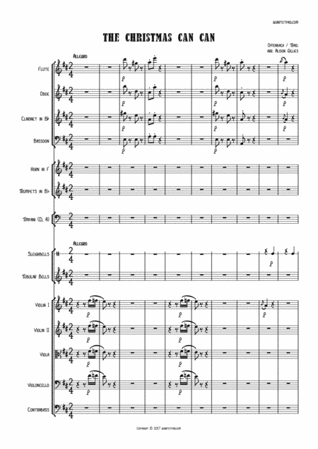 The Christmas Can Can - Chamber Orchestra (arr. Alison Gillies)