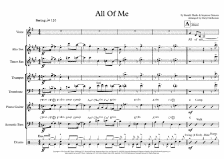 All Of Me (arr. Daryl McKenzie)