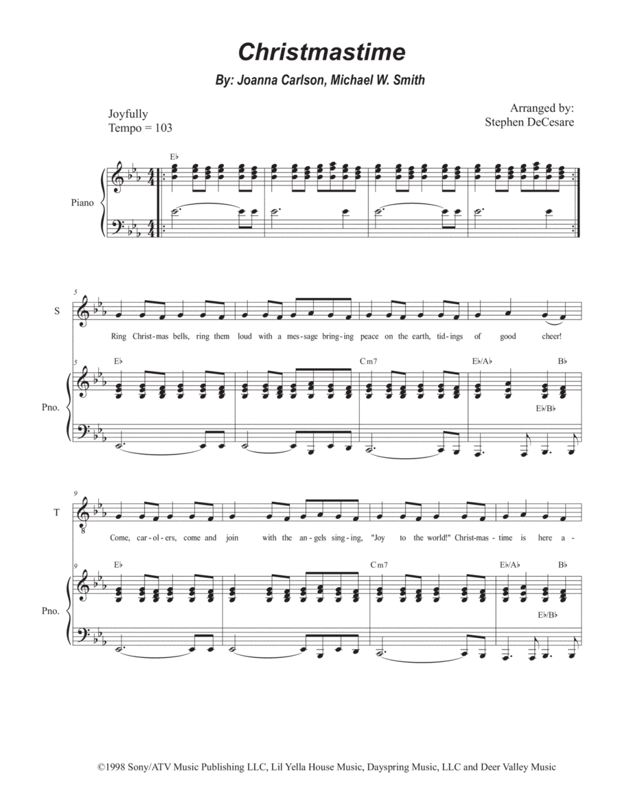 Christmastime (arr. Stephen DeCesare)