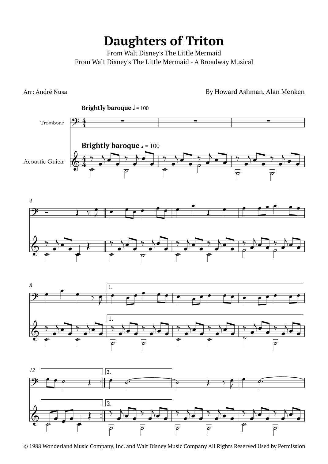 Daughters Of Triton (arr. André Nusa)