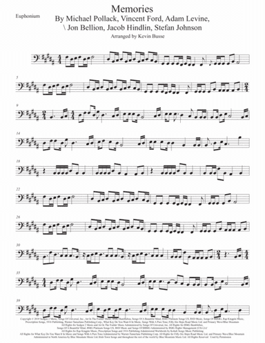 Memories (arr. Kevin Busse)