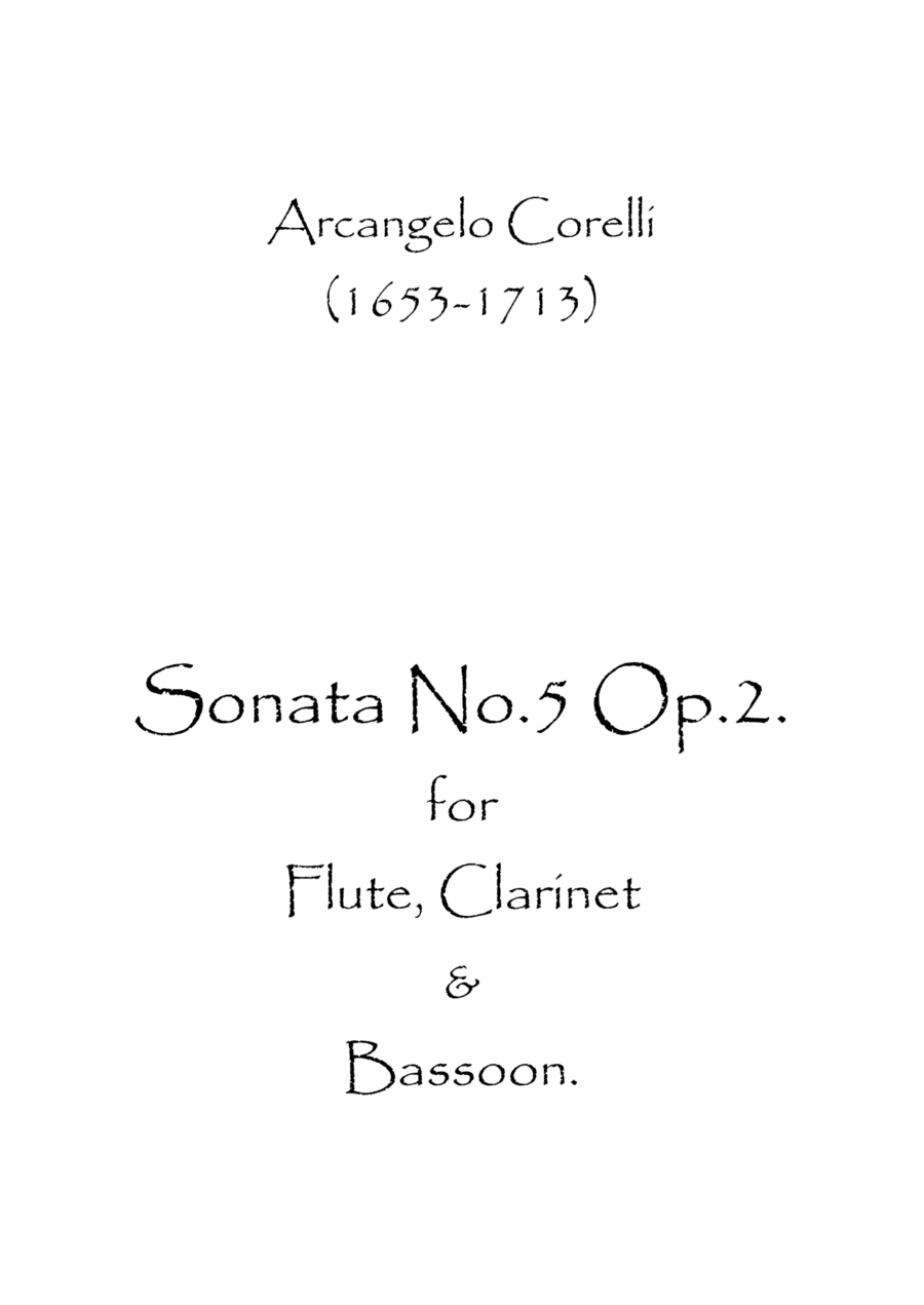 Sonata No.5 Op.2 (arr. Spence Bundy)